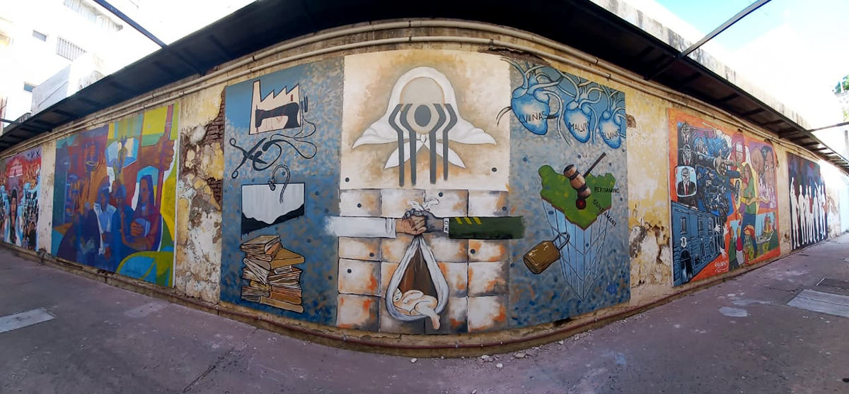 MURALES QUE CUENTAN HISTORIAS EN EL PASAJE DE LA MEMORIA | 4