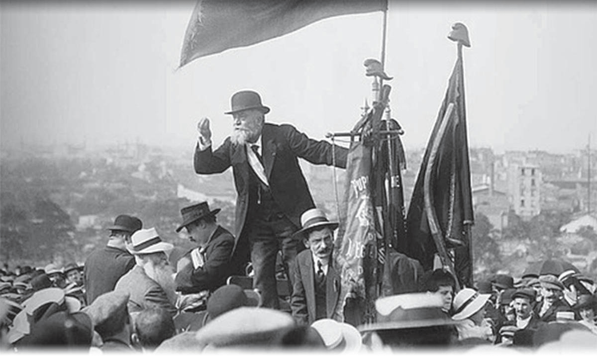 ASESINADO POR PACIFISTA Y SOCIALISTA